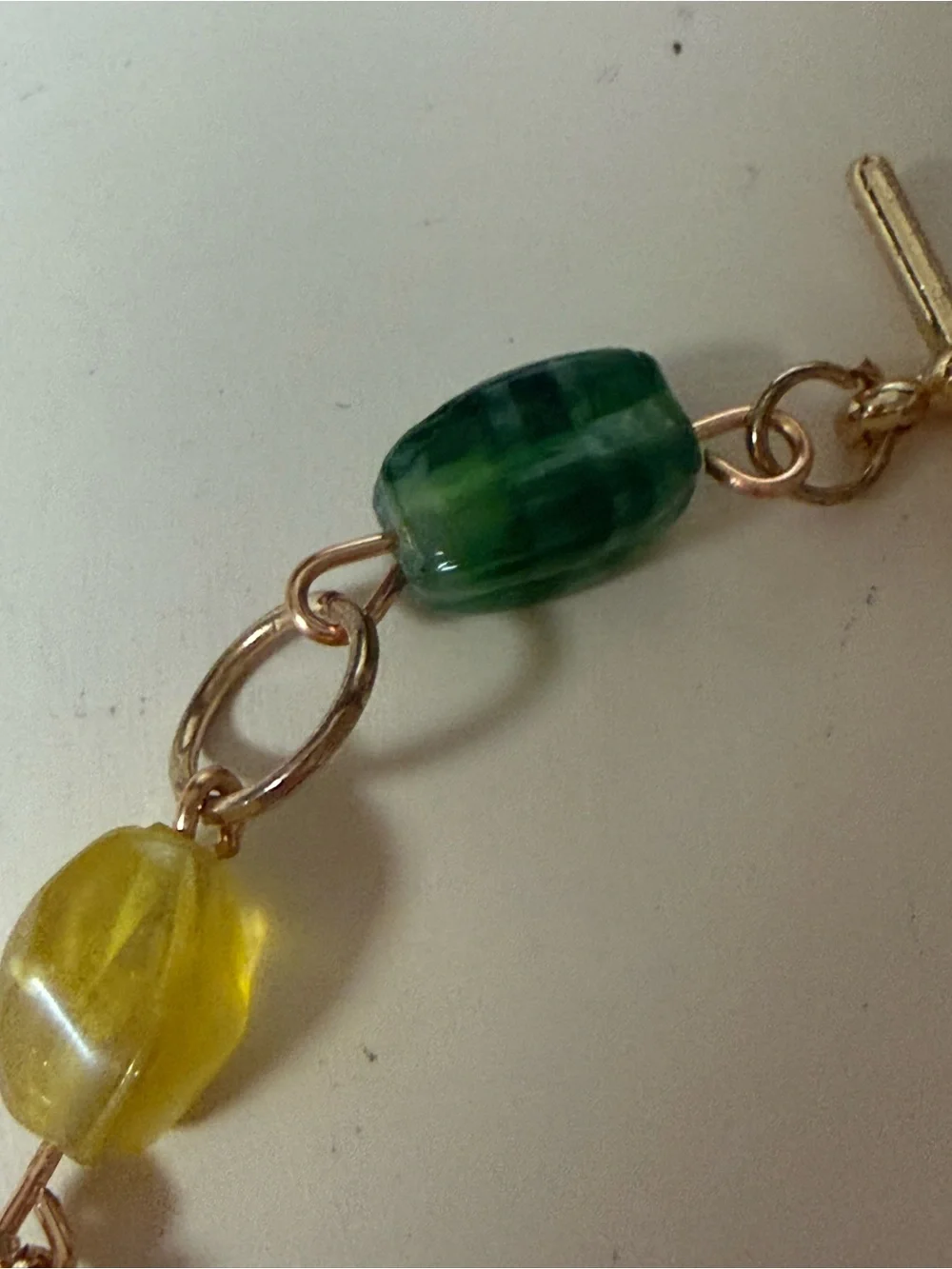 Multicolor Glass Bead Fall Themed Bracelet